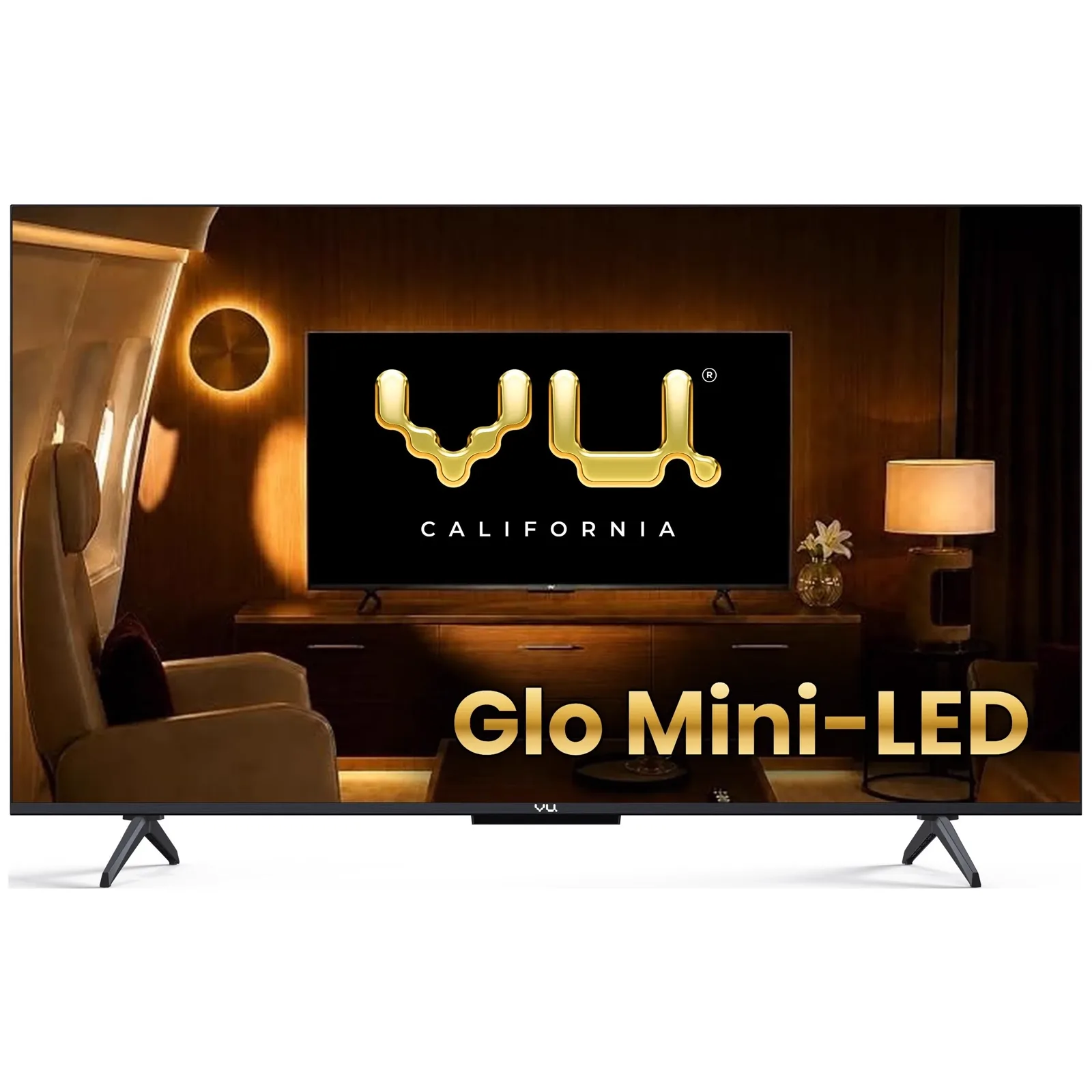 Vu Glo MiniLED TV with QD Mini LED display Dolby Vision Dolby Atmos and Google TV